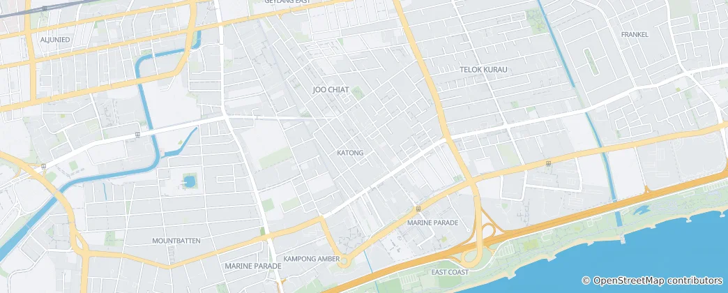 Mapa East Coast Park