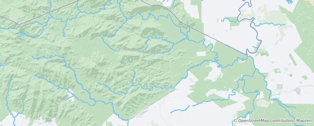 Mapa East Labis Permanent Forest Reserve