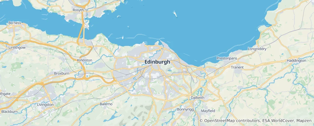 Carte de Édimbourg