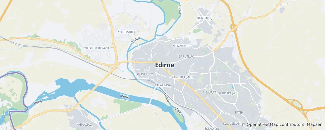 Mapa De Edirne