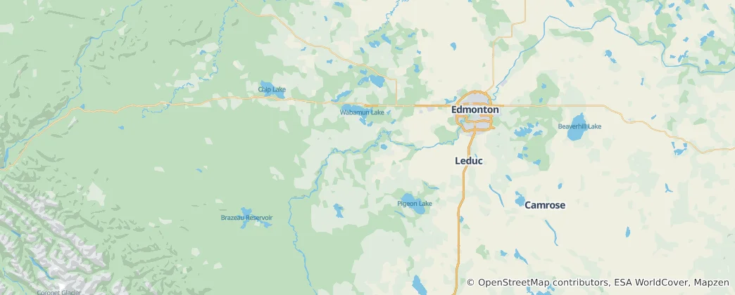 Térkép: Edmonton