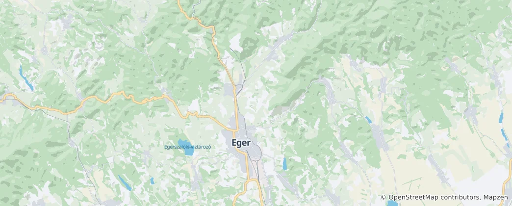 Térkép: Eger