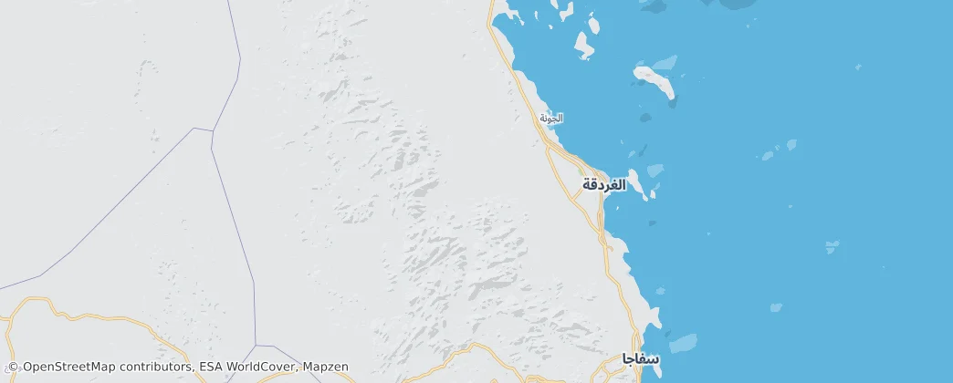 Mapa de Hurghada 1