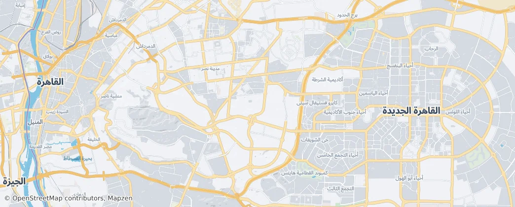 Nasr City — mapa