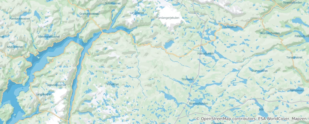 Carte de Eidfjord
