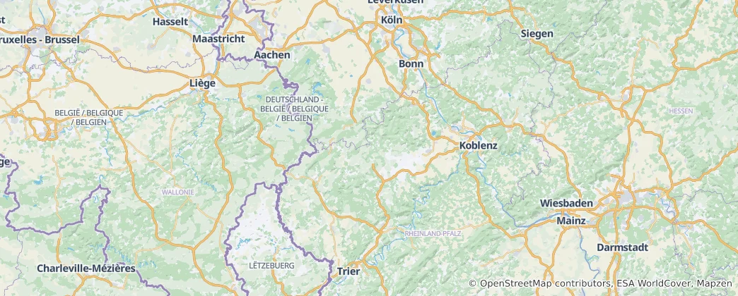Carte de Eifel