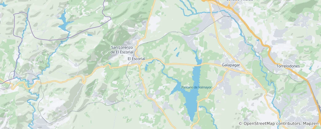 Carte de L'Escurial