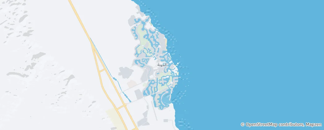 Map of El Gouna
