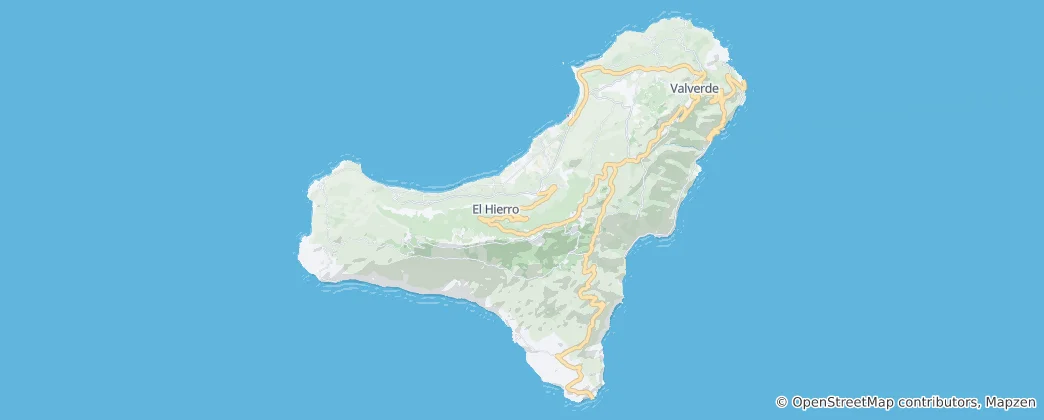 Karte von El Hierro