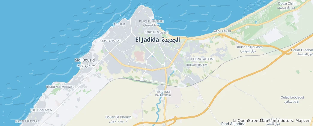 Karte von El Jadida