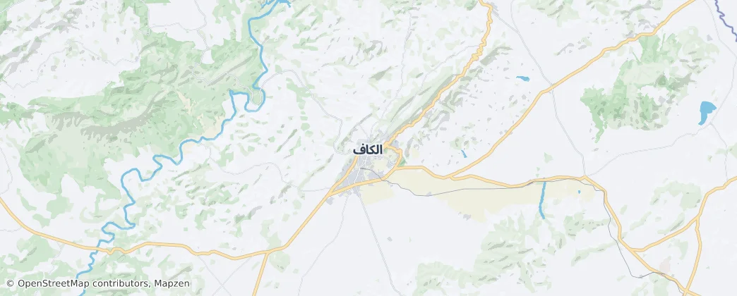 الكاف الغربية — mapa