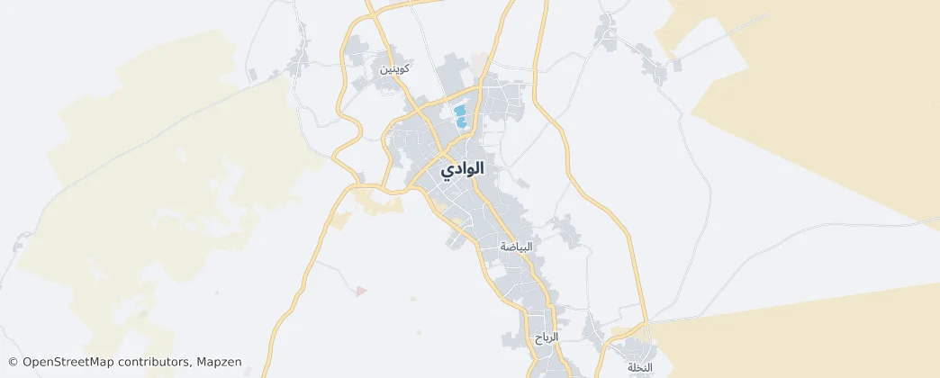 El Oued — Map
