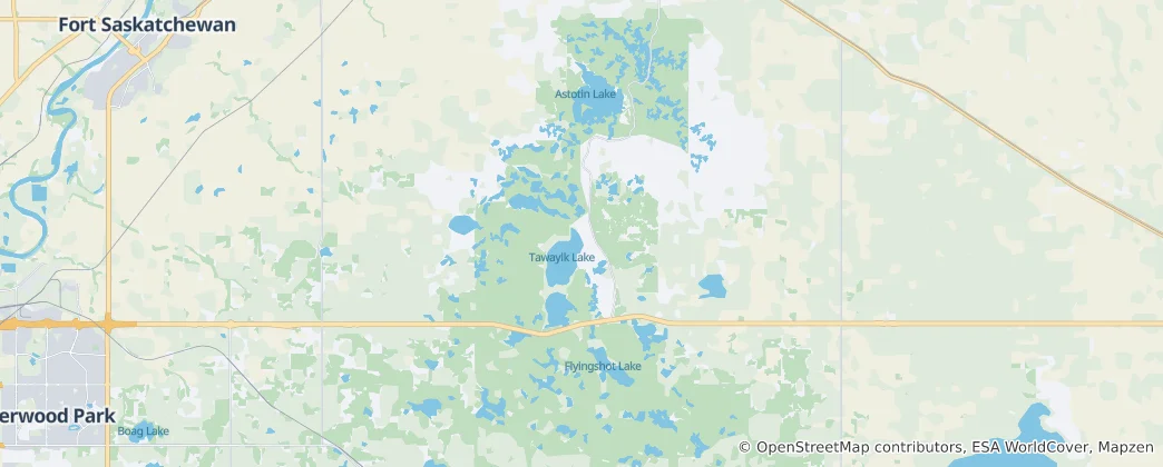 Mappa di Elk Island National Park