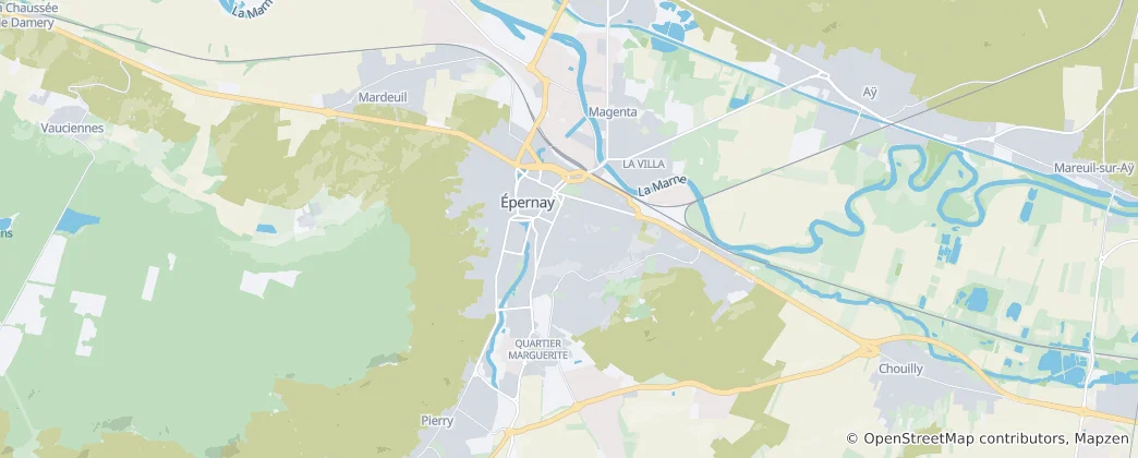 Térkép: Épernay