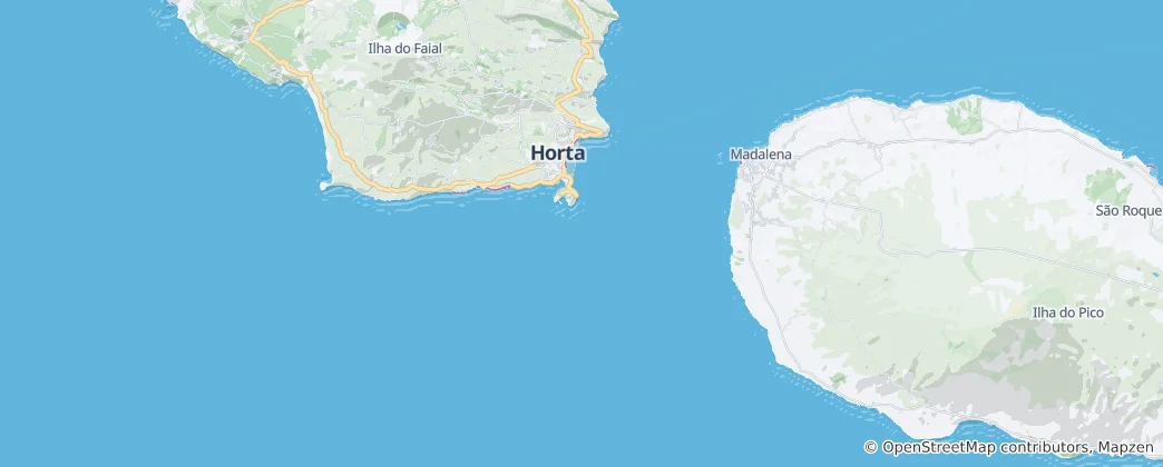 Mapa Área Marinha Protegida de Gestão de Recursos do Canal Faial-Pico (Setor Faial)