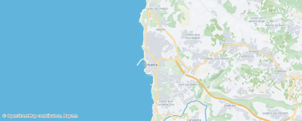 Ericeira – Mapa