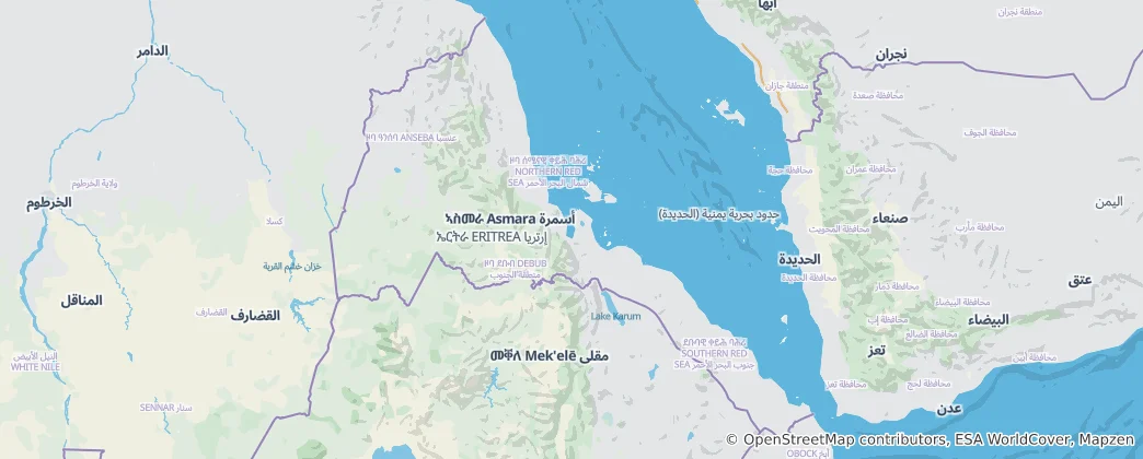 Map of Eritrea