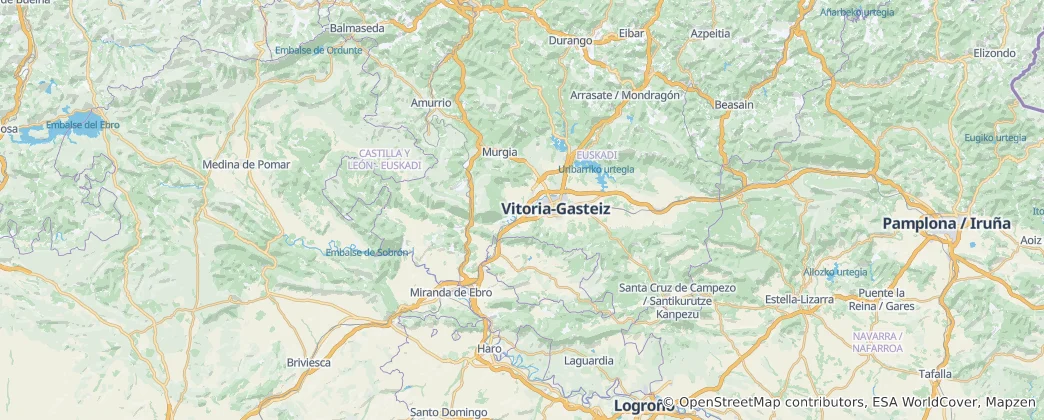 Mappa di Álava