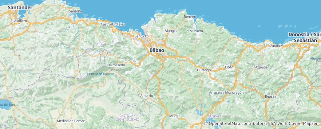 Mappa di Biscaglia