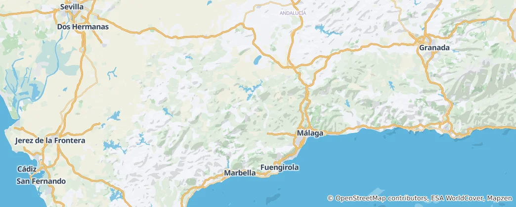 Mapa de Málaga