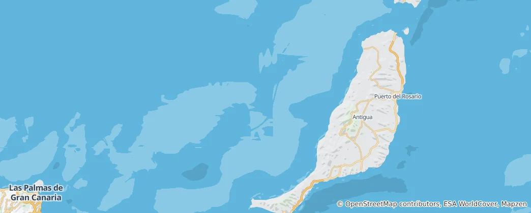 Map of Las Palmas