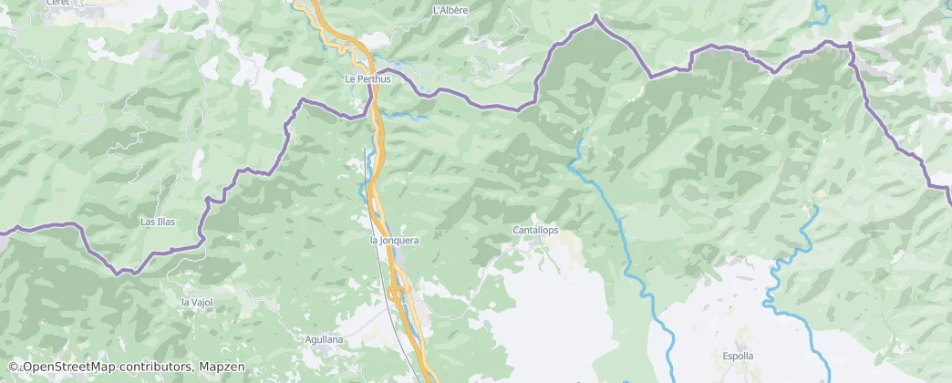 La Jonquera — mapa