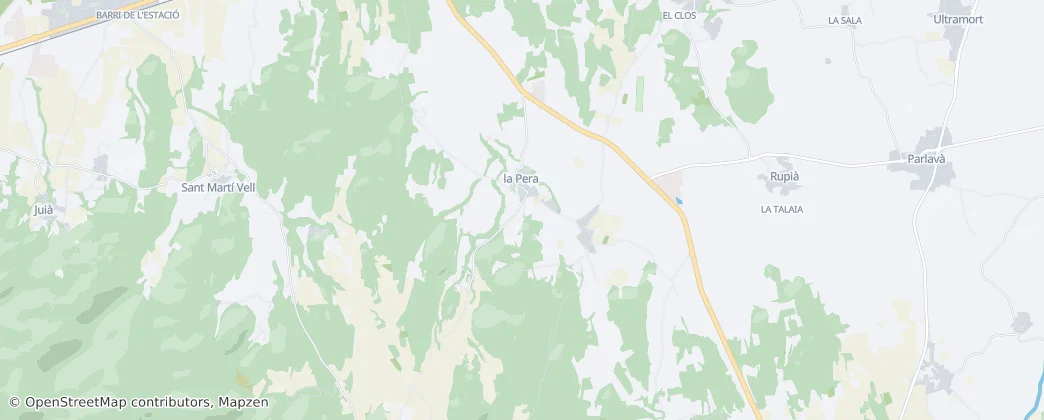 Map of La Pera