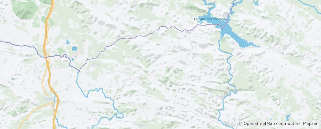 Mappa di El Real de la Jara