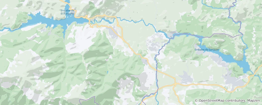 Map of El Tiemblo