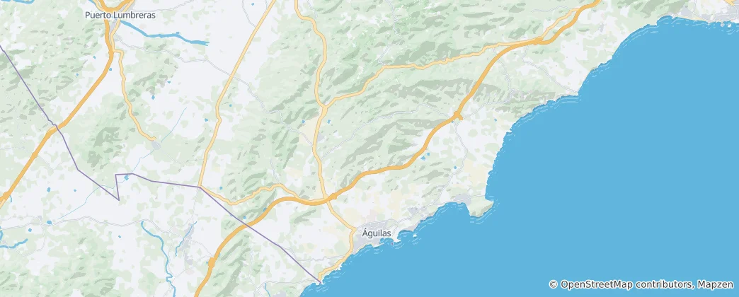 Mapa Águilas