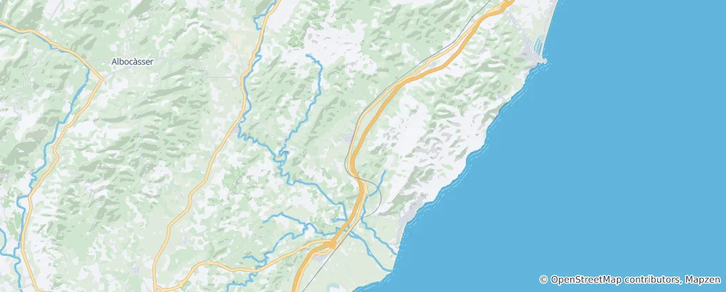 Map of Alcalà de Xivert