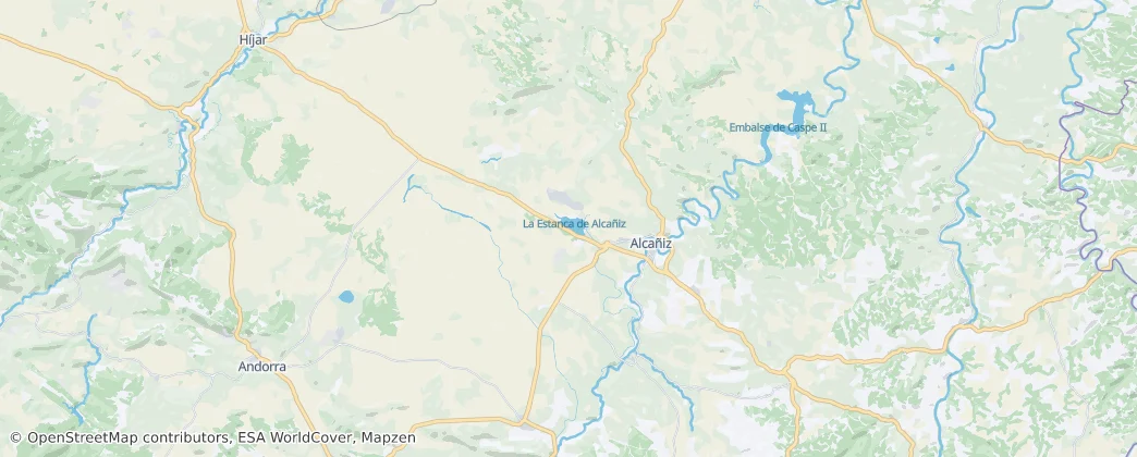 Alcañiz — Harita