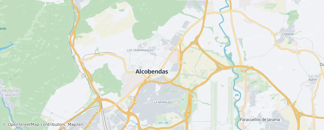 Alcobendas — Map