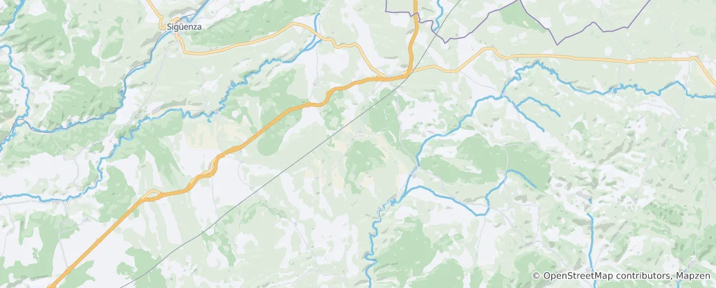 Mapa Alcolea del Pinar