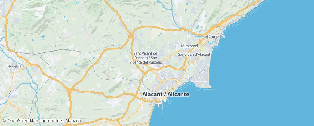 Térkép: Alicante/Alacant