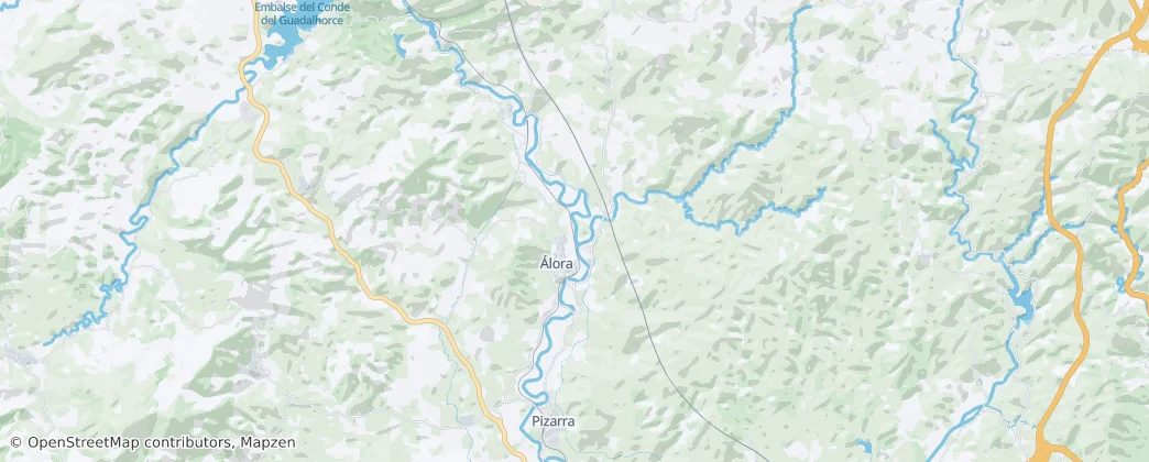 Álora — Mapa