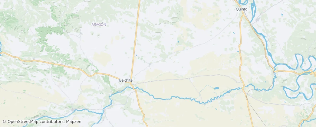 Belchite — Map