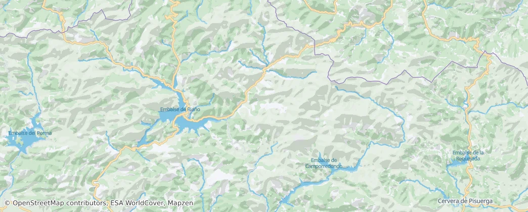 Boca de Huérgano — Karte