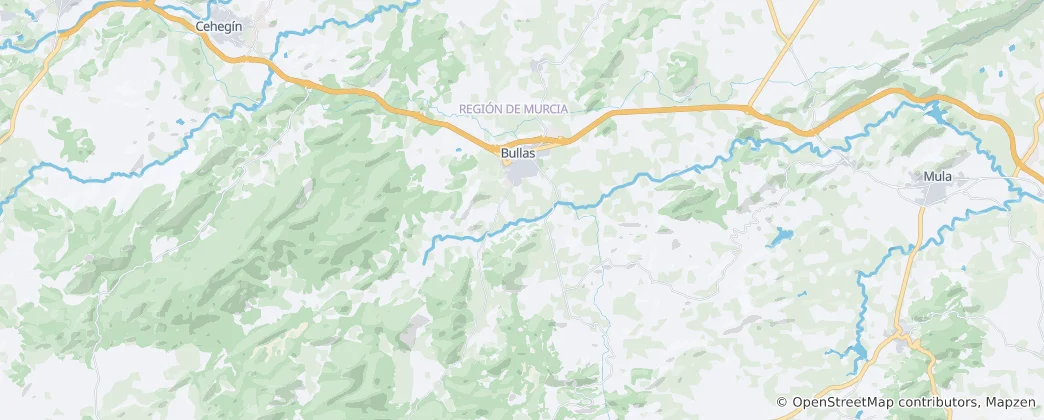 Mappa di Bullas