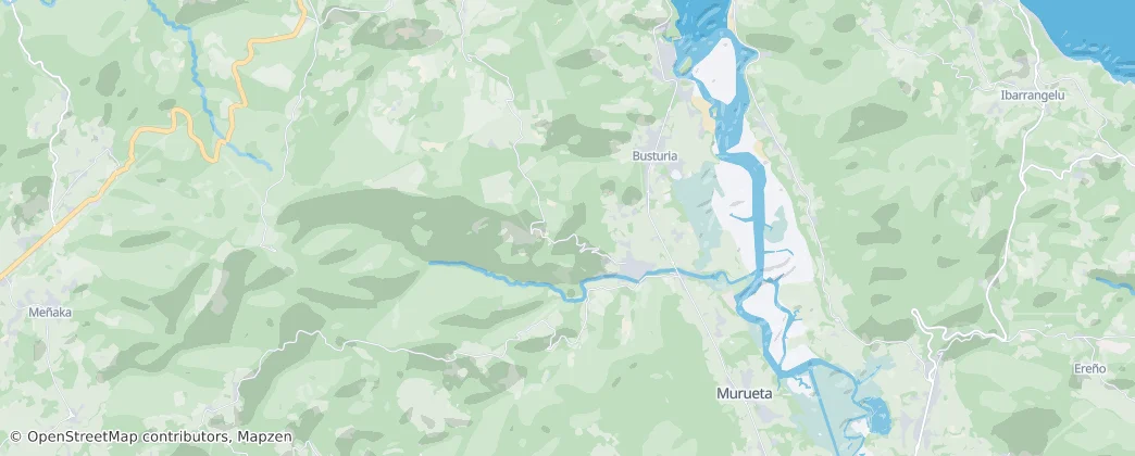 Busturia — mapa