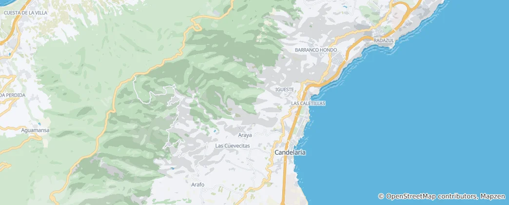 Karte von Candelaria