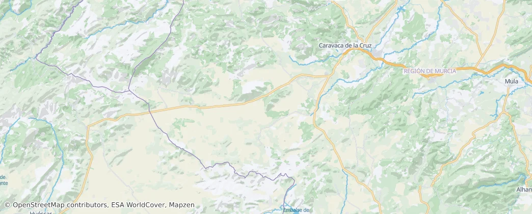 Caravaca de la Cruz 지도