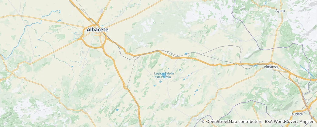 Mapa Chinchilla de Monte-Aragón