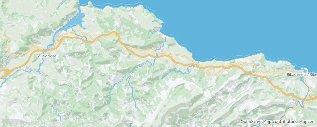 Mapa Colunga