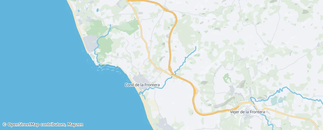 Conil de la Frontera — Map