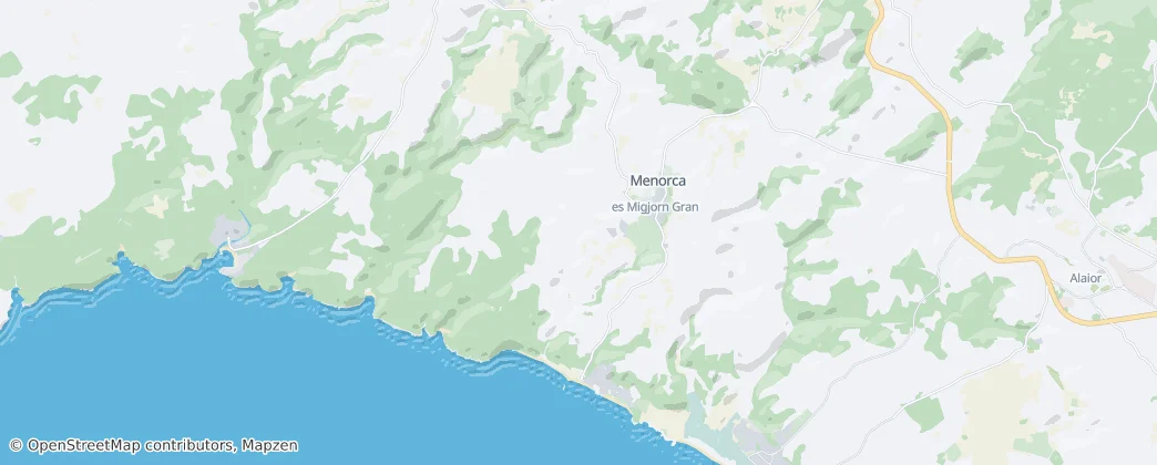 Es Migjorn Gran — Carte