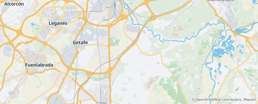Mapa Getafe