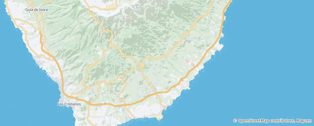 Mapa Granadilla de Abona