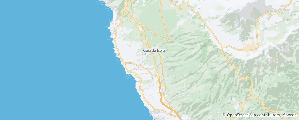 Karte von Guía de Isora