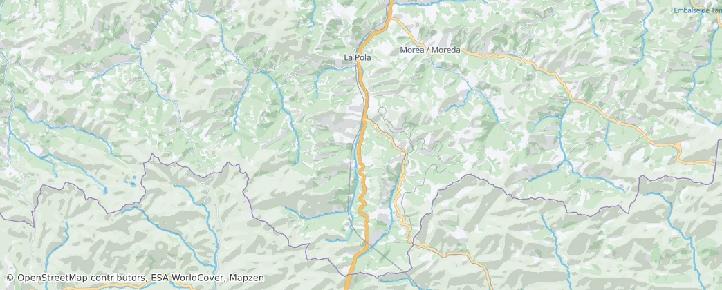 Lena — Mapa
